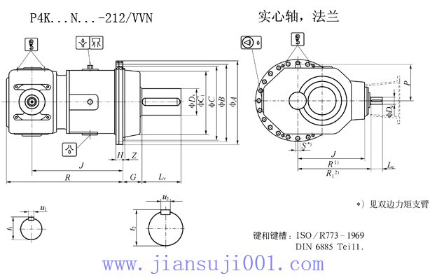 P系列行星齒輪減速機(jī)