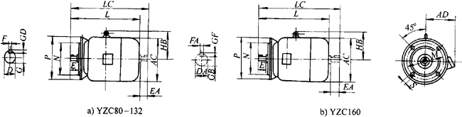YZCϵе(dng)ஐ늄(dng)C(j)γߴ磨H80160mm